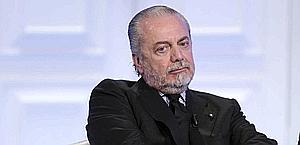 Il presidente del Napoli Aurelio De Laurentiis, 62 anni. Ansa