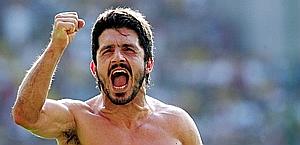 Gennaro Gattuso, 34 anni,  al Milan dal 1999. Ansa