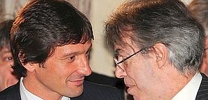 Leonardo e Moratti: da oggi ufficialmente separati. Ansa