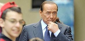 Il patron del Milan Silvio Berlusconi. LaPresse