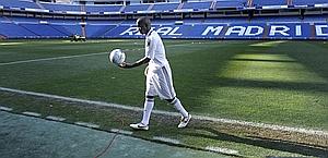 Lassana Diarra, centrocampista francese. Afp