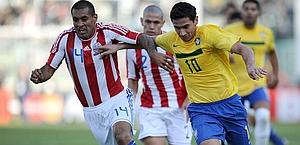 Paulo Ganso, 21 anni, con la maglia del Brasile. Afp