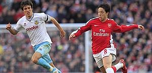 Samir Nasri, 24 anni, gioca nell'Arsenal. Lapresse