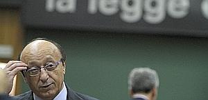 L'ex d.g. della Juventus Luciano Moggi. Ansa