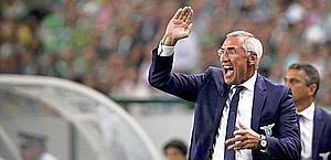 Edy Reja, 66 anni, tecnico della Lazio. Ansa