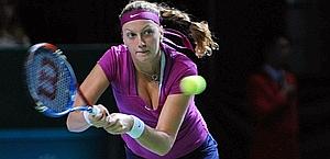 Petra Kvitova, 21 anni, ha vinto Wimbledon e il Masters. Afp