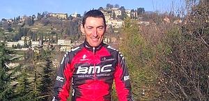 Marco Pinotti con la nuova maglia della BMC