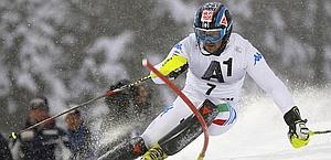 Cristian Deville, 30 anni, due podi stagionali in slalom. Reuters