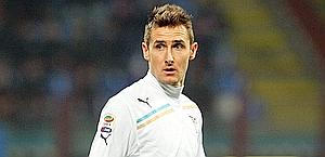 Miroslav Klose, 33 anni, prima stagione alla Lazio. Forte