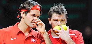Alla Svizzera non  bastato Roger Federer. Afp