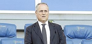 Claudio Lotito, 57 anni, presidente della Lazio. Ansa