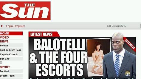 Balotelli Ancora Sotto Tiro Party Con Quattro Escort La Gazzetta Dello Sport