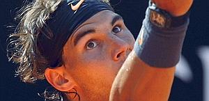 Rafa Nadal, in finale a Roma come l'anno scorso. Reuters