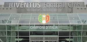 L'ingresso dello Juventus Stadium. LaPresse