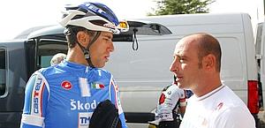 Vincenzo Nibali e Paolo Bettini. Bettini