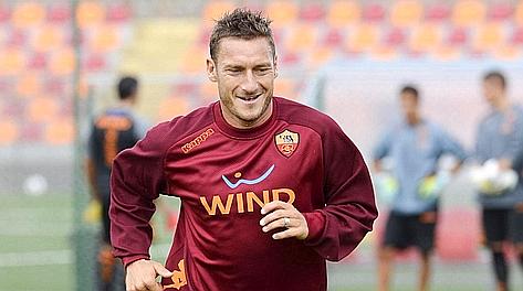 Francesco Totti, nato a Roma il 27/9/1976. Ansa