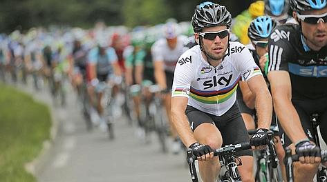 Mark Cavendish, in difficolt in questo inizio di Giro della Gran Bretagna. Ap