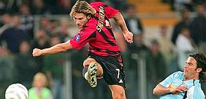 Un gol di Shevchenko in Lazio-Milan 0-2 del 2004