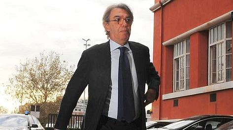 Massimo Moratti, presidente dell'Inter. Ansa