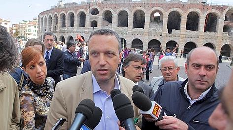 Flavio Tosi, 43 anni, sindaco di Verona dal 2007. Ansa