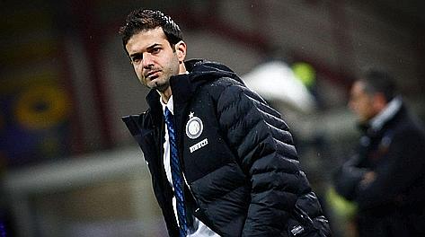 Andrea Stramaccioni,  36 anni, meno di un anno sulla panchina dell'Inter. LaPresse