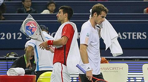 Novak Djokovic e Andy Murray, numero 1 e 3 del mondo. Ap