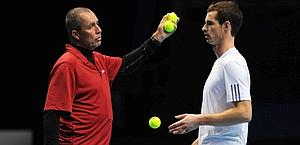 Ivan Lendl, 52 anni, insieme ad Andy Murray, 25. Action Images