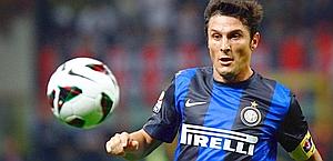 Javier Zanetti, 39 anni, capitano dell'Inter. LaPresse