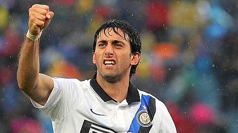 Diego Milito, all'Inter dal 2009. Archivio