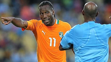 Didier Drogba, impegnato nella Coppa d'Africa. Ap