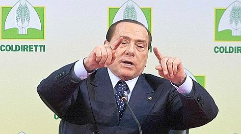 Il patron rossonero Silvio Berlusconi. Ansa