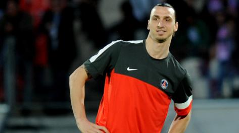 Zlatan Ibrahimovic, attaccante del Psg. Afp