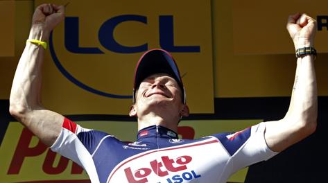 Andr Greiple ha vinto la quinta tappa del Giro di Turchia. Reuters