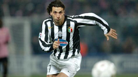 Zlatan Ibrahimovic ha vestito la maglia della Juve. dal 2004 al 2006. Archivio