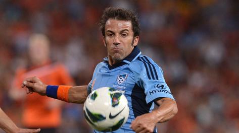 Alessandro Del Piero ha giocato l'ultima stagione al Sydney. Epa