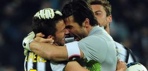 Del  Piero e Buffon: anni di gloria insieme sul campo. Afp
