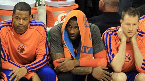 Amar'e Stoudemire (al centro)  una delle principali incognite dei Knicks 2013-14. Usa Today Sports