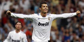 Cristiano Ronaldo, punta portoghese del Real Madrid 