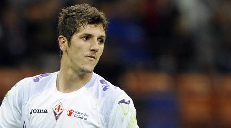 Stevan Jovetic ,  in rotta con la Fiorentina. Ansa