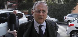 Il presidente della Lazio Claudio Lotito. Ansa