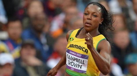 Veronica Campbell Brown, 31 anni, 7 medaglie olimpiche in carriera. Afp