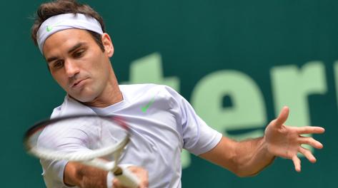 Roger Federer, 5 successi ad Halle. Afp
