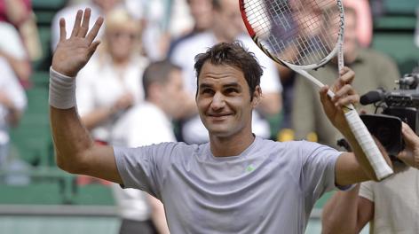 Roger Federer, 31 anni, 77 titoli in carriera. Ap