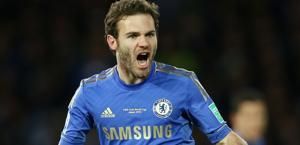 Mata, centrocampista spagnolo del Chelsea. Reuters