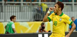 Neymar, 21 anni, 3 gol in Confederations Cup. Afp