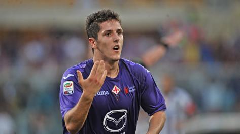 Stevan Jovetic, punta della Fiorentina. Ansa