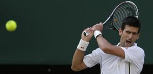 Novak Djokovic, ha vinto Wimbledon nel 2011. LaPresse