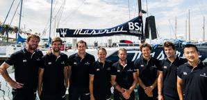 L’equipaggio di Maserati prima della partenza JEN EDNEY
