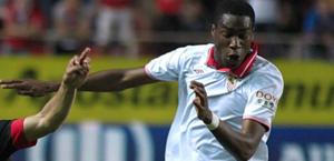 Geoffrey  Kondogbia, centrocampista francese del Siviglia. Epa