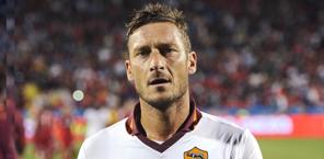 Francesco Totti, capitano e leader della Roma. Ansa